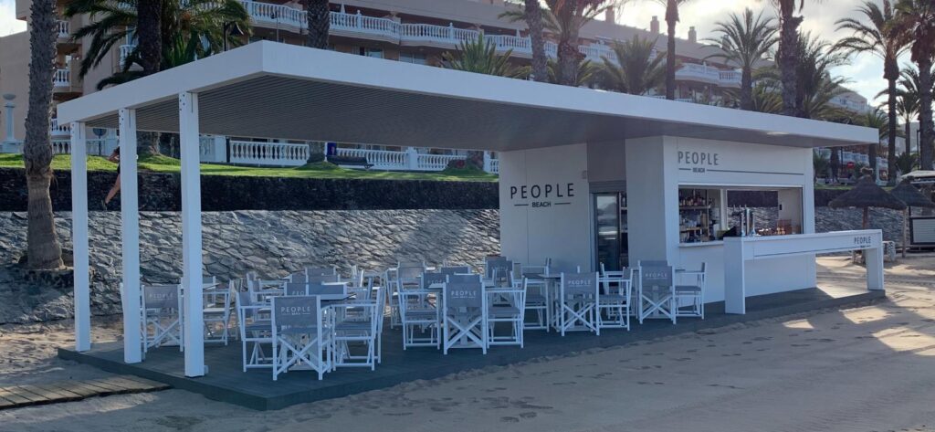 Proyecto en un Kiosco en Arona. Playa del Camisón